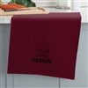 Product Thumbnail Burgundy Waffle Weave Kitchen Towel