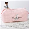 Product Thumbnail Blush Waffle Weave Makeup Bag 