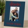 Vertical Picture Frame- Navy Blue