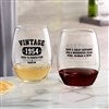 Stemless Wine Glass