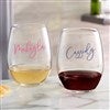 Stemless Wine Glass