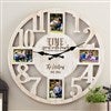 Whitewashed Clock