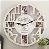 Product Thumbnail Whitewashed Wall Clock