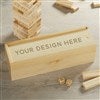 Pmall thumb Personalized Logo Jumbling Tower Game with Wood Case - 34795