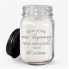 alt='New Home, New Memories Personalized Farmhouse Candle Jar'