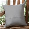 Back of 16 inch Outdoor Throw Pillow