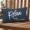 Lumbar Outdoor Throw Pillow