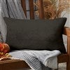 Outdoor Lumbar Throw Pillow Back