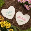 Small Heart Garden Stones