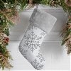 Grey Faux Fur Stocking