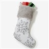 Product Thumbnail Grey Faux Fur Stocking