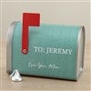 Side 2 of Teal Mail Box