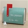 Product Thumbnail Side 2 of Teal Mail Box