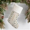 Ivory Faux Fur Stocking