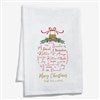alt='Merry Family Personalized Christmas Tea Towel'