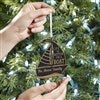 Black Sailboat Ornament with Hands
