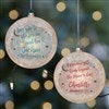Product Thumbnail  Lightable Frosted Glass Ornament   