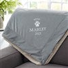 Product Thumbnail Grey Sherpa Throw
