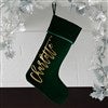 Product Thumbnail Green Velvet Stocking