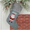 Product Thumbnail Grey Faux Fur Stocking