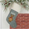 Ivory Faux Fur Stocking