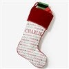 Product Thumbnail Burgundy Stocking