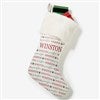 Product Thumbnail Ivory Faux Fur Stocking