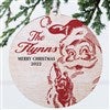 1 Sided Wood Ornament