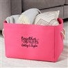 Pink Storage Tote