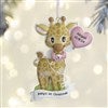 Girl Giraffe Ornament  