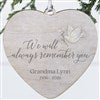 Product Thumbnail 1 Sided Wood Heart Ornament