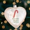 Product Thumbnail  Glass Heart Ornament   