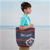 Small Beach Bag with Model