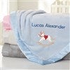 Product Thumbnail Blue Satin Blanket