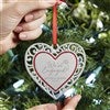 Model View Silver Heart Ornament   