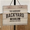 alt='Backyard Bar & Grill Personalized Outdoor Slate Sign'