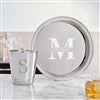 Silver Tray & Ice Bucket