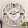 White Picture Frame Wall Clock