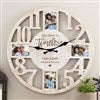 Product Thumbnail White Picture Frame Wall Clock