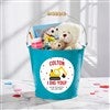 Large Turquoise Treat Bucket