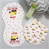 Burp Cloth with Yellow Truck