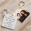 alt='By Your Side Personalized Photo Keychain '
