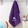 35x60 Purple Beach Towel