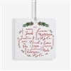 Product Thumbnail 1 Sided Metal Square Ornament