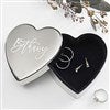 Product Thumbnail Silver Heart Keepsake  Opened