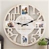 Product Thumbnail White Entryway Picture Frame Wall Clock