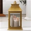 Product Thumbnail Gold Engraved Message Candle Lantern