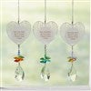 Engraved Message Heart Suncatchers