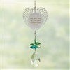 Blue Green Heart Suncatcher