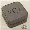 Product Thumbnail Grey Leatherette - closed